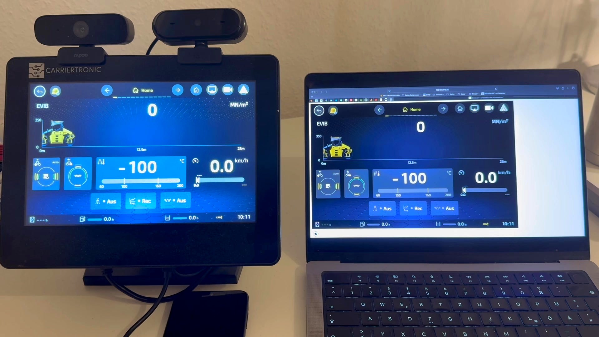 CrossPlay running on Carriertronic i.MX8M Plus production embedded hardware